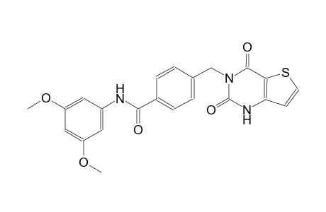 benzamide, 4-[(1,4-dihydro-2,4-dioxothieno[3,2-d]pyrimidin-3(2H)-yl)methyl]-N-(3,5-dimethoxyphenyl)-