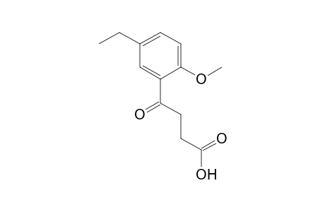 Benzenebutanoic acid, 5-ethyl-2-methoxy-.gamma.-oxo-
