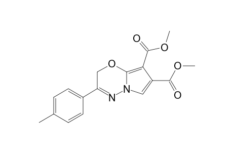 Dimethyl 3-(4-methylphenyl)-2H-pyrrolo[2,1-b][1,3,4]oxadiazine-7,8-dicarboxylate