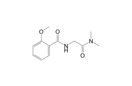 N-[(dimethylcarbamoyl)methyl]-o-anisamide