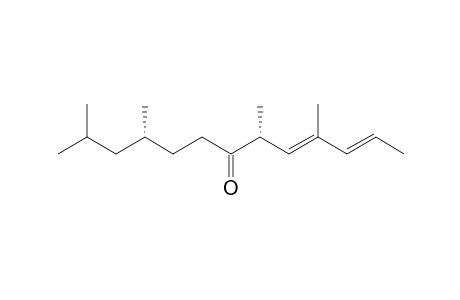 (2E,4E,6R,10R)-4,6,10,12-tetramethyl-2,4-tridecadien-7-one