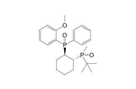 trans-1-(tert-Butylmethylphosphinoyl)-2-(o-anisylphenylphosphinoyl)cyclohexane