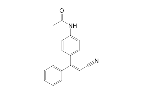 N-[4-[(Z)-2-cyano-1-phenyl-ethenyl]phenyl]ethanamide