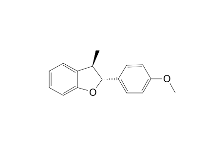 trans-2-(4-methoxyphenyl)-3-methyl-2,3-dihydrobenzofuran