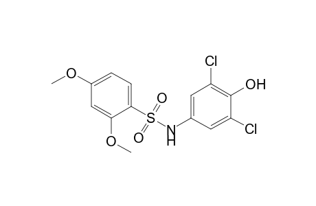 Benzenesulfonamide, N-(3,5-dichloro-4-hydroxyphenyl)-2,4-dimethoxy-