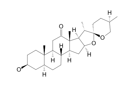 HECOGENIN;(25R)-3-BETA-HYDROXY-5-ALPHA-SPIROSTAN-12-ONE