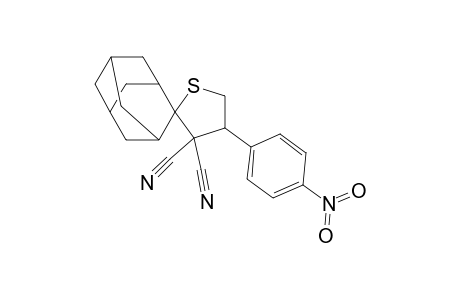 4'-(Nitrophenyl)-spiro[adamantane-2,2'-thiolane]-3',3'-dicarbonitrile
