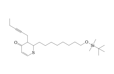 2-(8-tert-butyldimethylsilyloxyoctyl)-2,3-dihydro-3-(2-pentynyl)thin-4-one