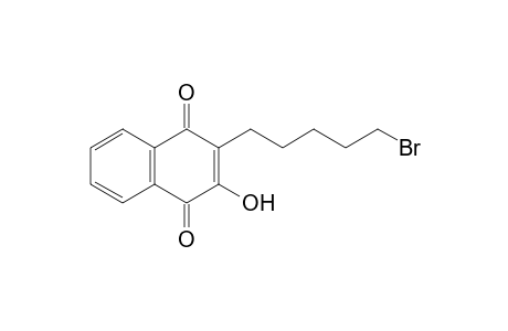 2-(5-Bromopentyl)-3-hydroxynaphthalene-1,4-dione