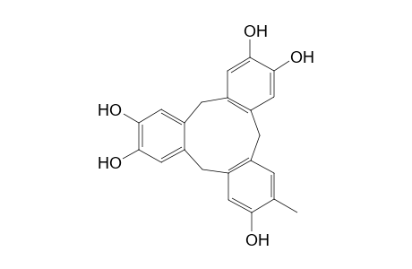 2-Methyl-10,15-dihydro-5H-tribenzo[a,d,g]cyclononene-3,7,8,12,12,13-pentaol