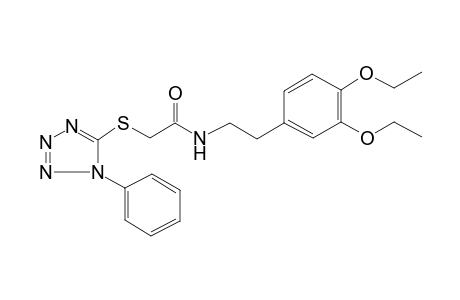 N-[2-(3,4-diethoxyphenyl)ethyl]-2-(1-phenyltetrazol-5-yl)sulfanyl-acetamide