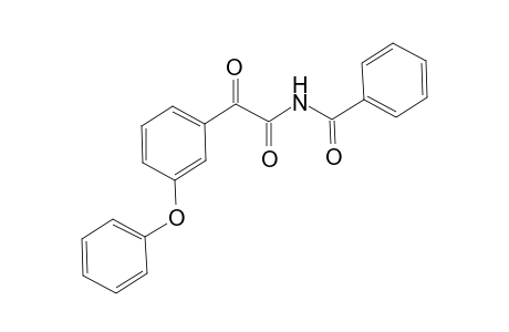 N-Benzoyl-2-(3-phenoxyphenyl)-2-glyoxylamide