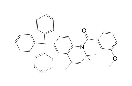 1-(3-methoxybenzoyl)-2,2,4-trimethyl-6-trityl-1,2-dihydroquinoline