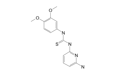 3-(6-aminopyridin-2-yl)-1-(3,4-dimethoxyphenyl)thiourea