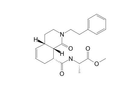 Methyl [(4as,8R,8as)-1-oxo-2-phenethyl-1,2,3,4,4A,7,8,8A-octahydroisoquinoline-8-carbonyl]-L-alaninate