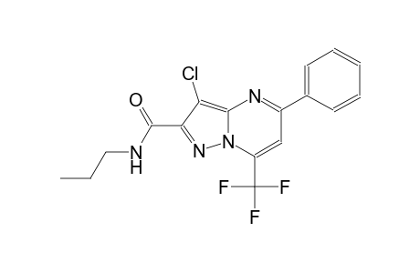 3-chloro-5-phenyl-N-propyl-7-(trifluoromethyl)pyrazolo[1,5-a]pyrimidine-2-carboxamide