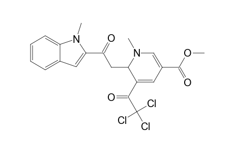 5-(METHOXYCARBONYL)-1-METHYL-2-[((1-METHYL-2-INDOLYL)-CARBONYL)-METHYL]-3-(TRICHLOROACETYL)-1,2-DIHYDROPYRIDINE