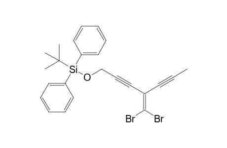 1-(tert-Butyldiphenylsilyloxy)-4-(dibromomethylidene)hepta-2,5-diyne