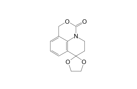 1H,3H,5H,6H,7H-7,7-Ethylenedioxy-3-oxopyrido[3,2,1-ij][3,1]benzoxazine