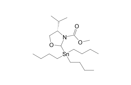 (2R,4S)-4-isopropyl-2-tributylstannyl-oxazolidine-3-carboxylic acid methyl ester