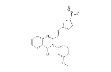 3-(3-methoxyphenyl)-2-[(E)-2-(5-nitro-2-furyl)ethenyl]-4(3H)-quinazolinone