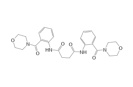 N1 ,N4-bis[2-(morpholine-4-carbonyl)phenyl]succinamide