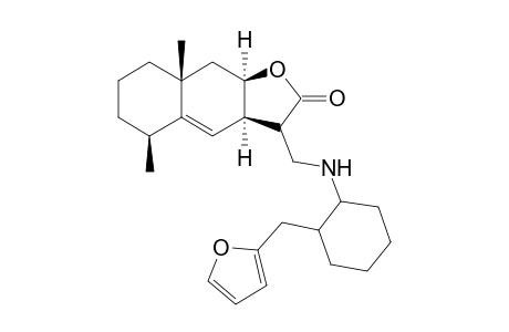 (3aR,5S,8aR,9aR)-3-[[[2-(2-furanylmethyl)cyclohexyl]amino]methyl]-5,8a-dimethyl-3,3a,5,6,7,8,9,9a-octahydrobenzo[f]benzofuran-2-one