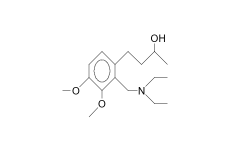 2,3-Dimethoxy-6-(3'-hydroxy-butyl)-N,N-diethyl-benzylamine