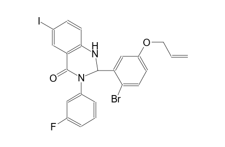 2-[5-(allyloxy)-2-bromophenyl]-3-(3-fluorophenyl)-6-iodo-2,3-dihydro-4(1H)-quinazolinone