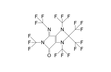 4-Oxo-1,2,2,3,5-pentakis(trifluoromethyl)-6-trifluoromethylimino-hexahydro-pyrrolo[3,4-D]imidazole