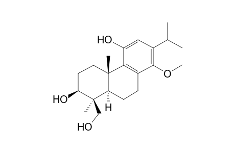 (1S,2S,4aS,10aR)-1-(hydroxymethyl)-7-isopropyl-8-methoxy-1,4a-dimethyl-2,3,4,9,10,10a-hexahydrophenanthrene-2,5-diol