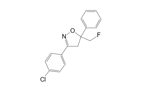 3-(4-Chlorophenyl)-5-(fluoromethyl)-5-phenyl-4,5-dihydroisoxazole
