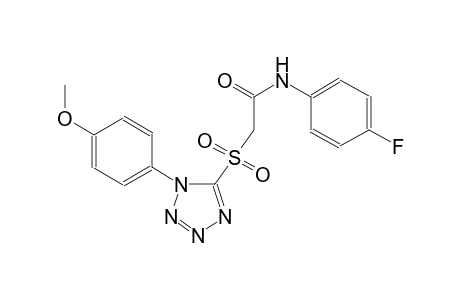 N-(4-fluorophenyl)-2-{[1-(4-methoxyphenyl)-1H-tetraazol-5-yl]sulfonyl}acetamide