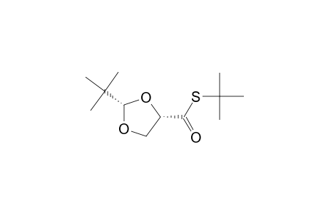 1,3-Dioxolane-4-carbothioic acid, 2-(1,1-dimethylethyl)-, S-(1,1-dimethylethyl) ester, (2S-cis)-