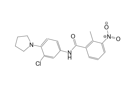 benzamide, N-[3-chloro-4-(1-pyrrolidinyl)phenyl]-2-methyl-3-nitro-
