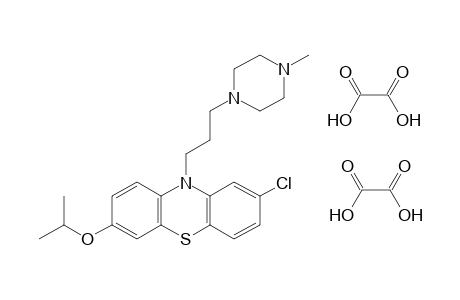2-CHLORO-7-ISOPROPOXY-10-[3-(4-METHYL-1-PIPERAZINYL)PROPYL]PHENOTHIAZINE, OXALATE (1:2)