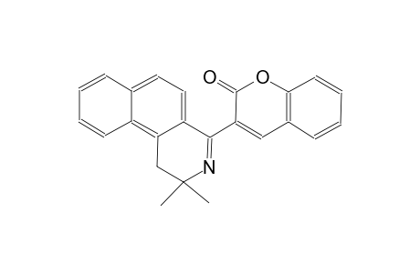 3-(2,2-dimethyl-1,2-dihydrobenzo[f]isoquinolin-4-yl)-2H-chromen-2-one