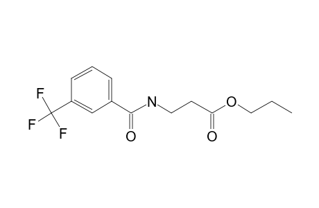 .beta.-Alanine, N-(3-trifluoromethylbenzoyl)-, propyl ester