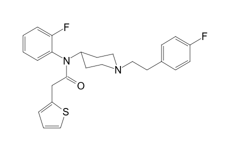 N-(2-fluorophenyl)-N-(1-(2-(4-fluorophenyl)ethyl)piperidin-4-yl)thiophen-2-ylacetamide