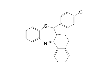 7-(4-Chlorophenyl)-5,6,6A,7-tetrahydronaphtho[2,1-C][1,5]benzothiazepine