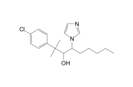 1H-Imidazole-1-ethanol, alpha-[1-(4-chlorophenyl)-1-methylethyl]-beta-pentyl-