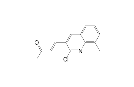 (E)-4-(2-chloranyl-8-methyl-quinolin-3-yl)but-3-en-2-one
