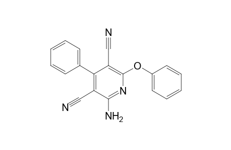 3,5-Pyridinedicarbonitrile, 2-amino-6-phenoxy-4-phenyl-