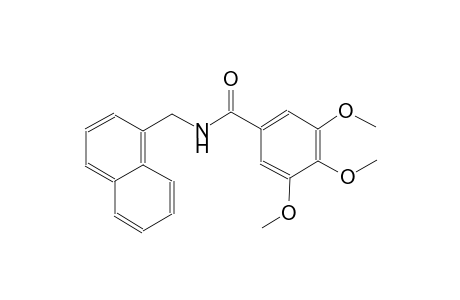 benzamide, 3,4,5-trimethoxy-N-(1-naphthalenylmethyl)-