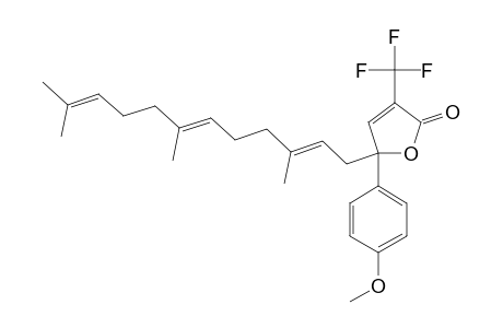 5-(4-METHOXYPHENYL)-5-(3,7,11-TRIMETHYLDUODECA-2,6,10-TRIENYL)-3-TRIFLUOROMETHYL-5H-FURAN-2-ONE