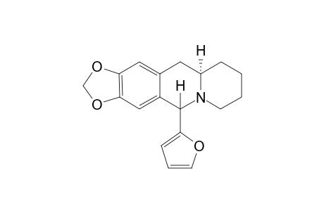 (5R,10aR)-5-(2-furanyl)-7,8,9,10,10a,11-hexahydro-5H-[1,3]benzodioxolo[5,6-b]quinolizine