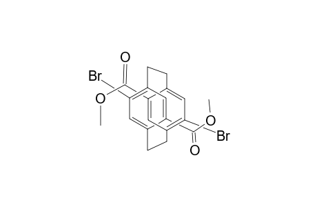 13,15-Dibromo-tricyclo[8.2.2.2*4,7*]hexadeca-1(13),4(16),5,7(15),10(14),11-hexaene-5,11-dicarboxylic acid dimethyl ester