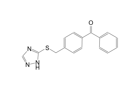 phenyl{4-[(1H-1,2,4-triazol-5-ylsulfanyl)methyl]phenyl}methanone