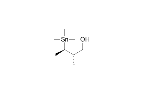 1-Butanol, 2-methyl-3-(trimethylstannyl)-, (R*,S*)-(.+-.)-