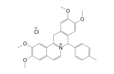 2,3,10,11-tetramethoxy-8-(4-methylphenyl)-8H,13H-isoquino[3,2-a]isoquinolinium chloride